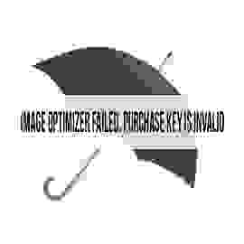 black umbrella with branding