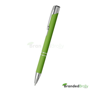 Light Green Soft Touch Custom Pens